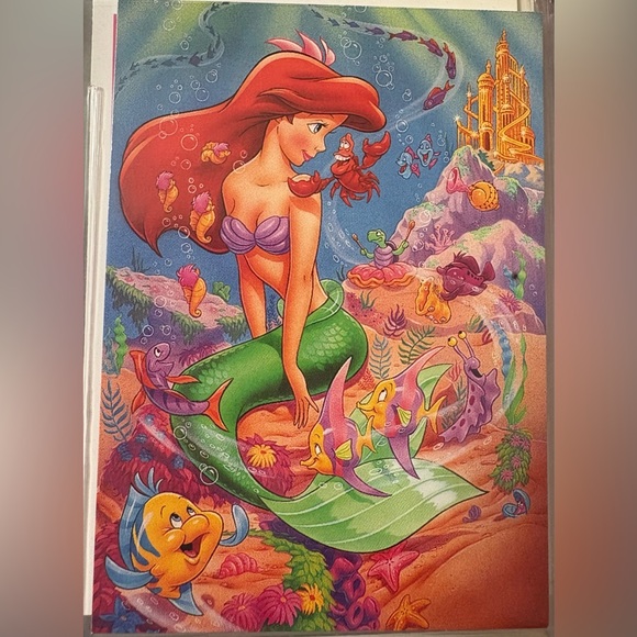 Disney Other - 1991 Disney Little Mermaid Story Cards Announcement